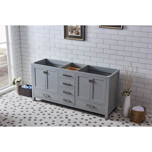 DMA Transportation London 72" Triple Bathroom Vanity Base Only Wayfair